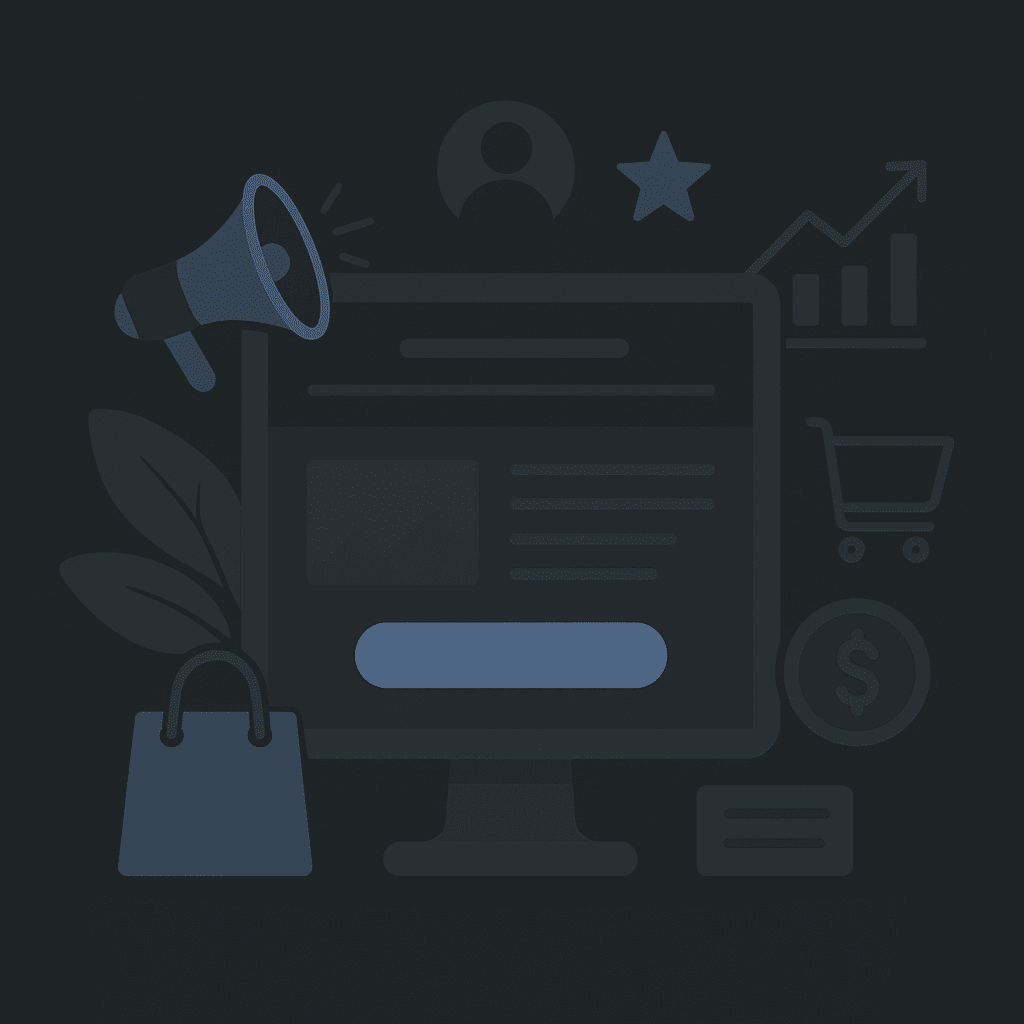 Landings para venta de un producto puntual