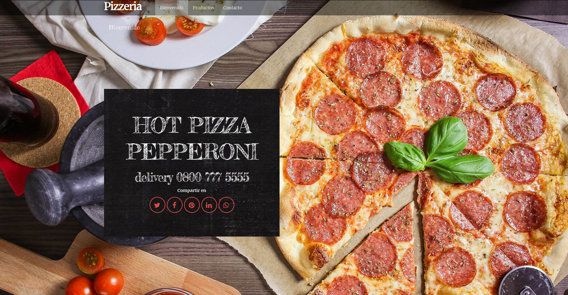 Ejemplo Pizzería