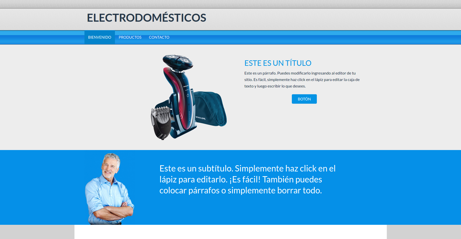 Ejemplo Electrodomésticos